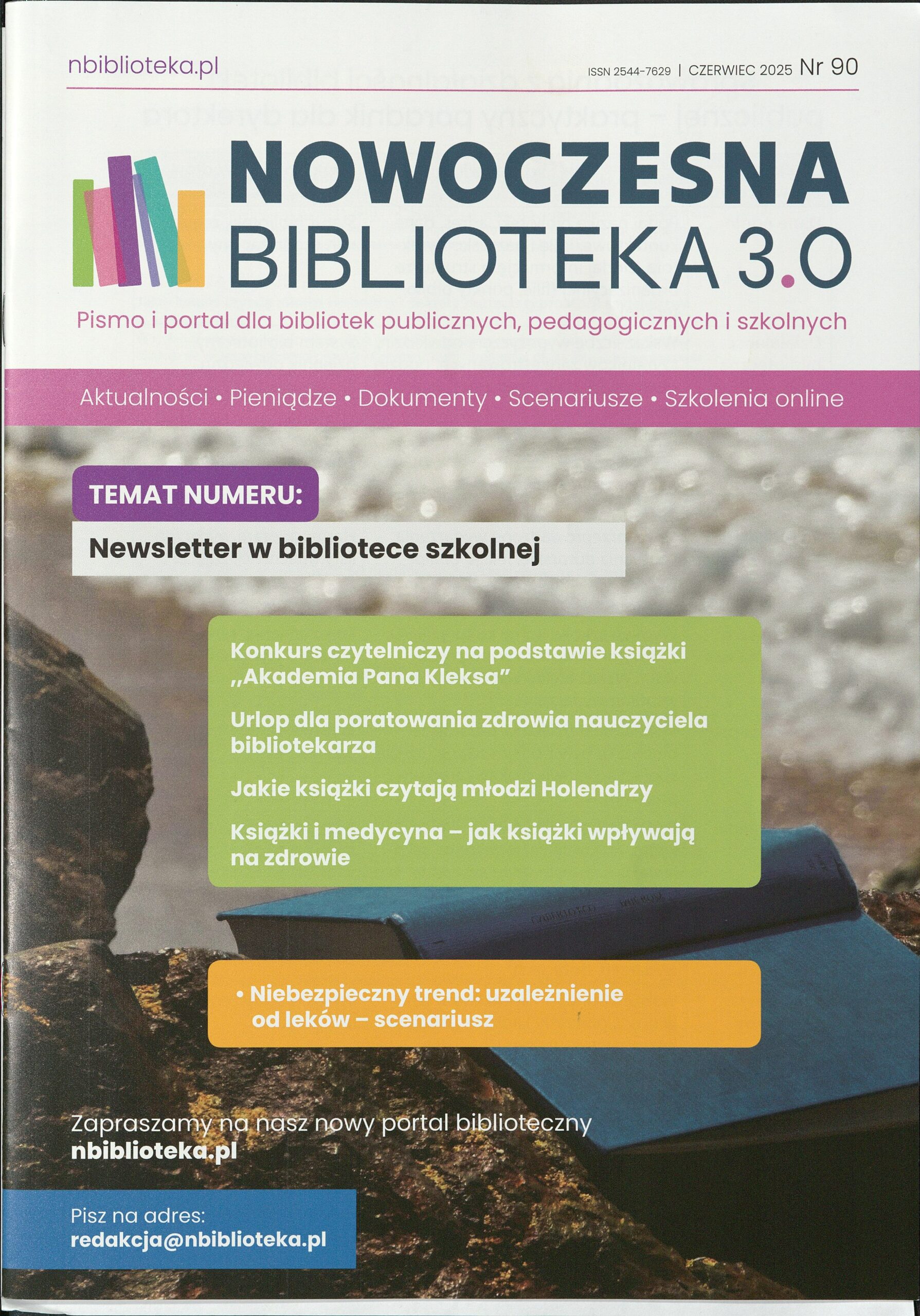 Okładka czasopisma Nowoczesna Biblioteka 3.0, nr 90 (czerwiec)/2025