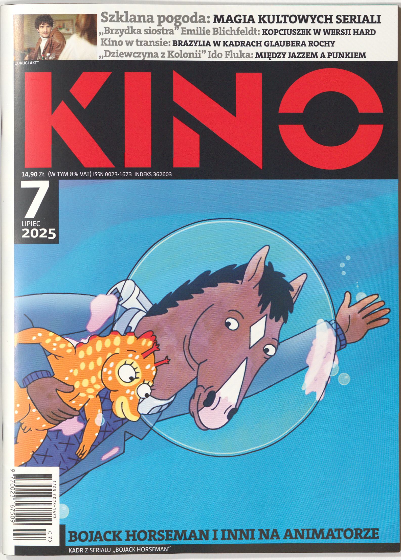 Okładka czasopisma Kino, nr 7/2025