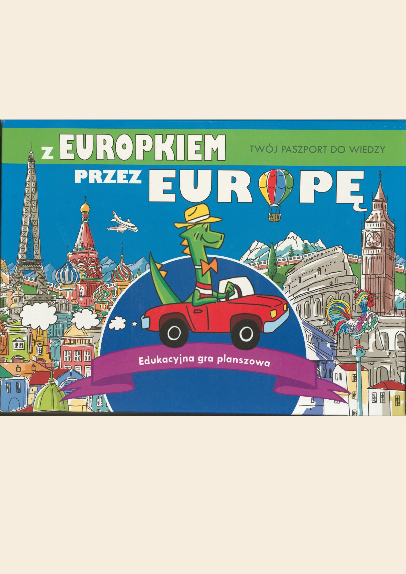 Okładka gry Z Europkiem przez Europę. Twój paszport do wiedzy