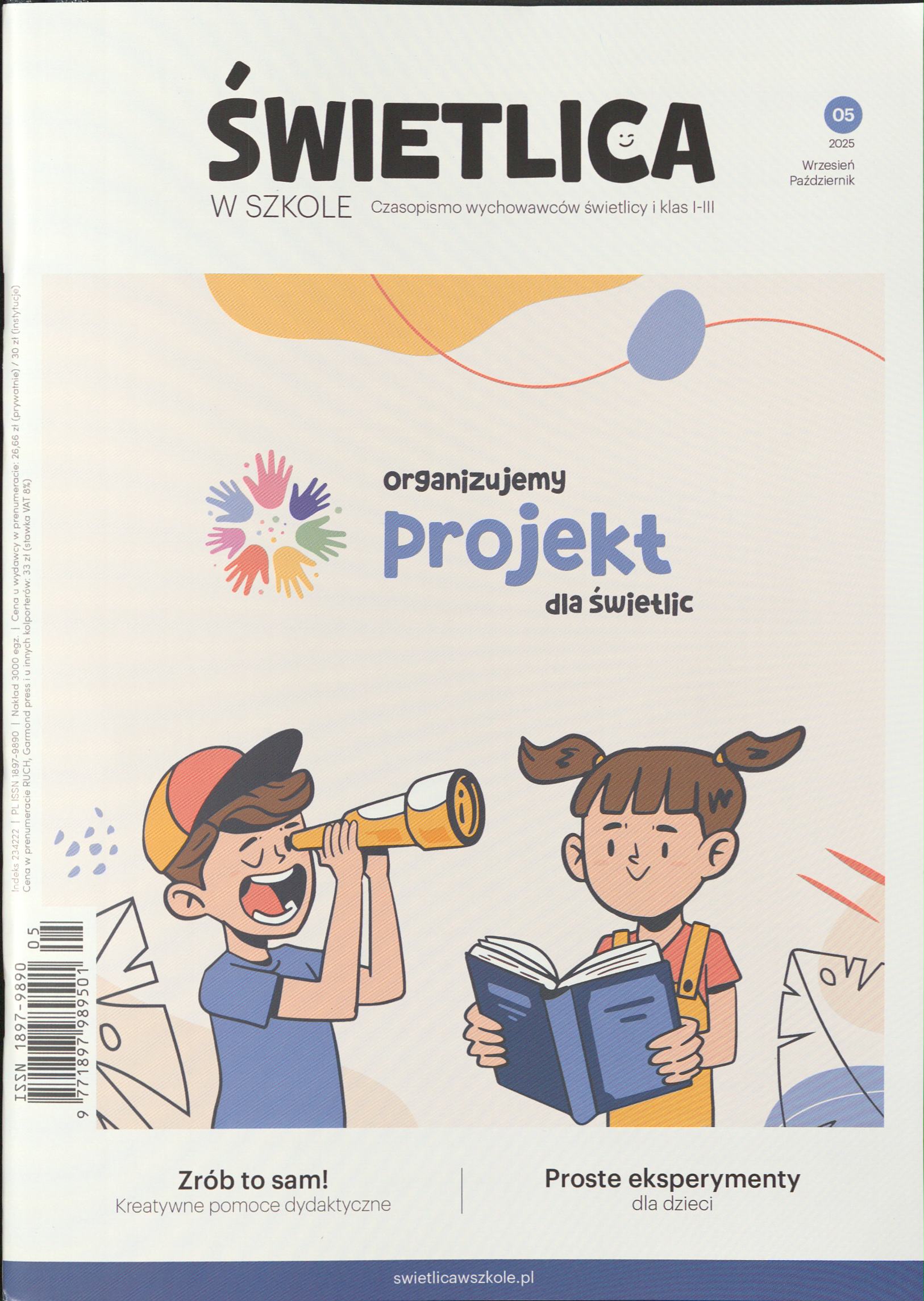 Okładka czasopisma Świetlica w Szkole nr 5/2025
