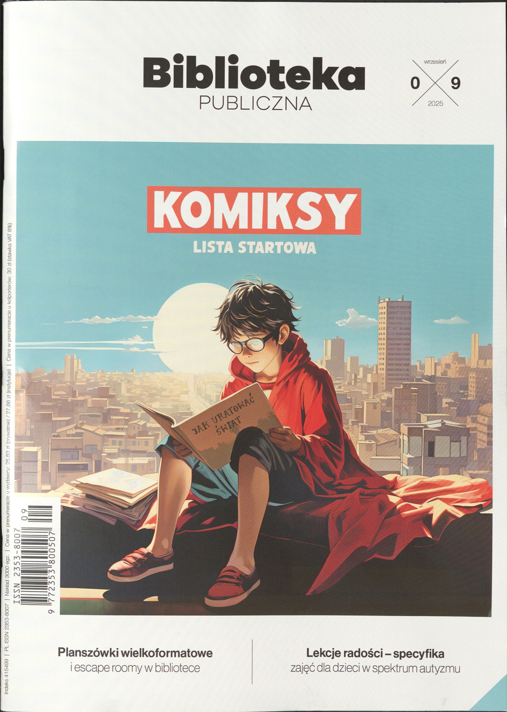 Okładka czasopisma Biblioteka Publiczna, nr 9/2025