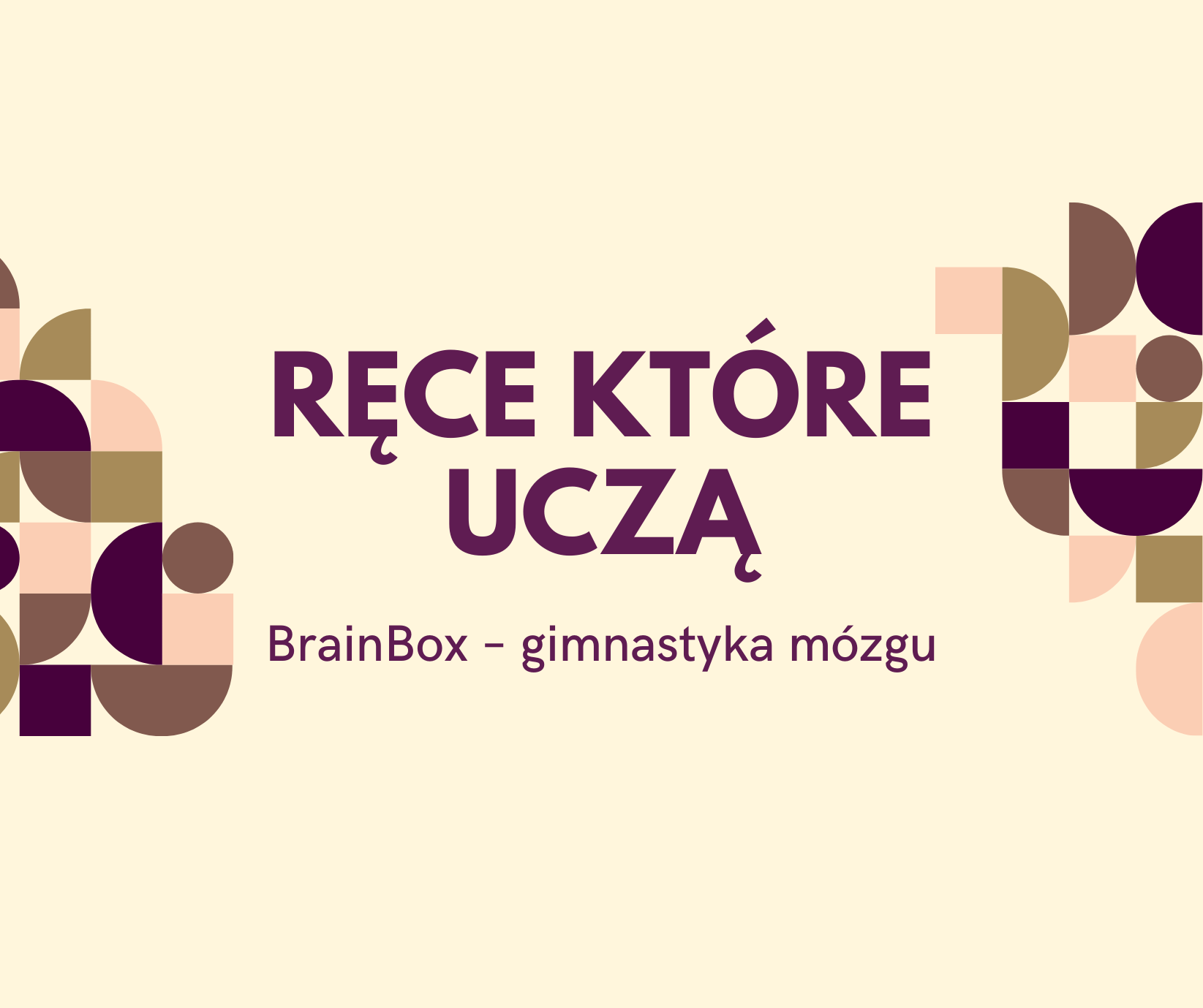 ręce które uczą, plansza informaująca o nowym odcinku