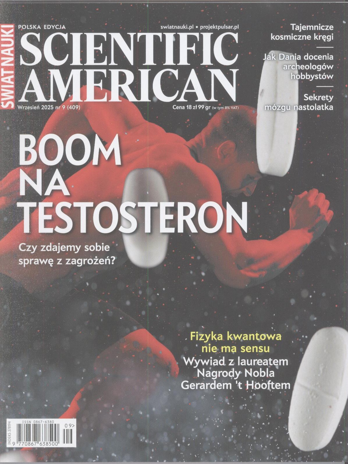 Okładka czasopisma Świat Nauki, nr 9 (409)