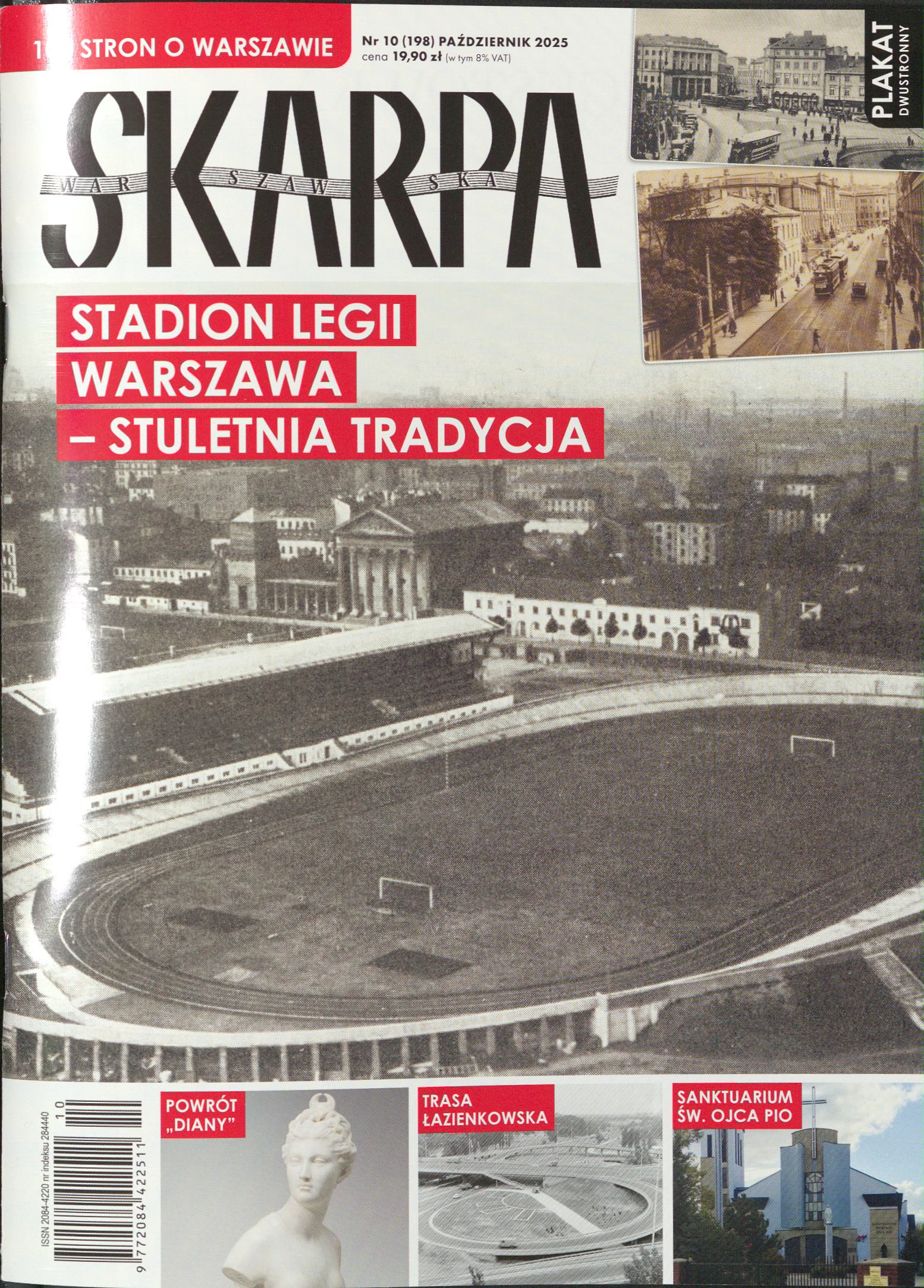 Okładka czasopisma Skarpa Warszawska, nr10/2025