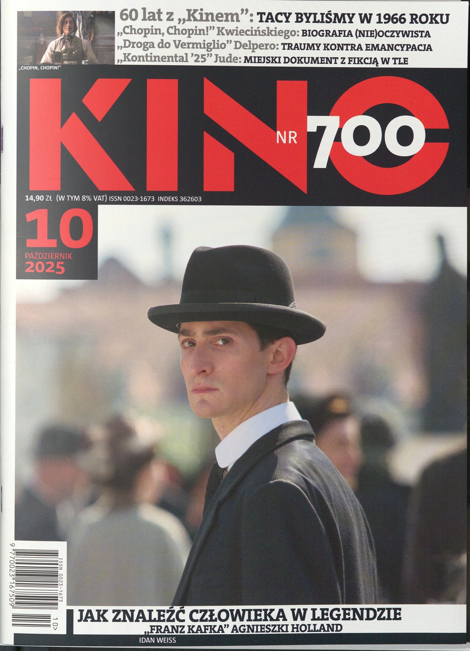 Okładka czasopisma Kino, nr 10/2025