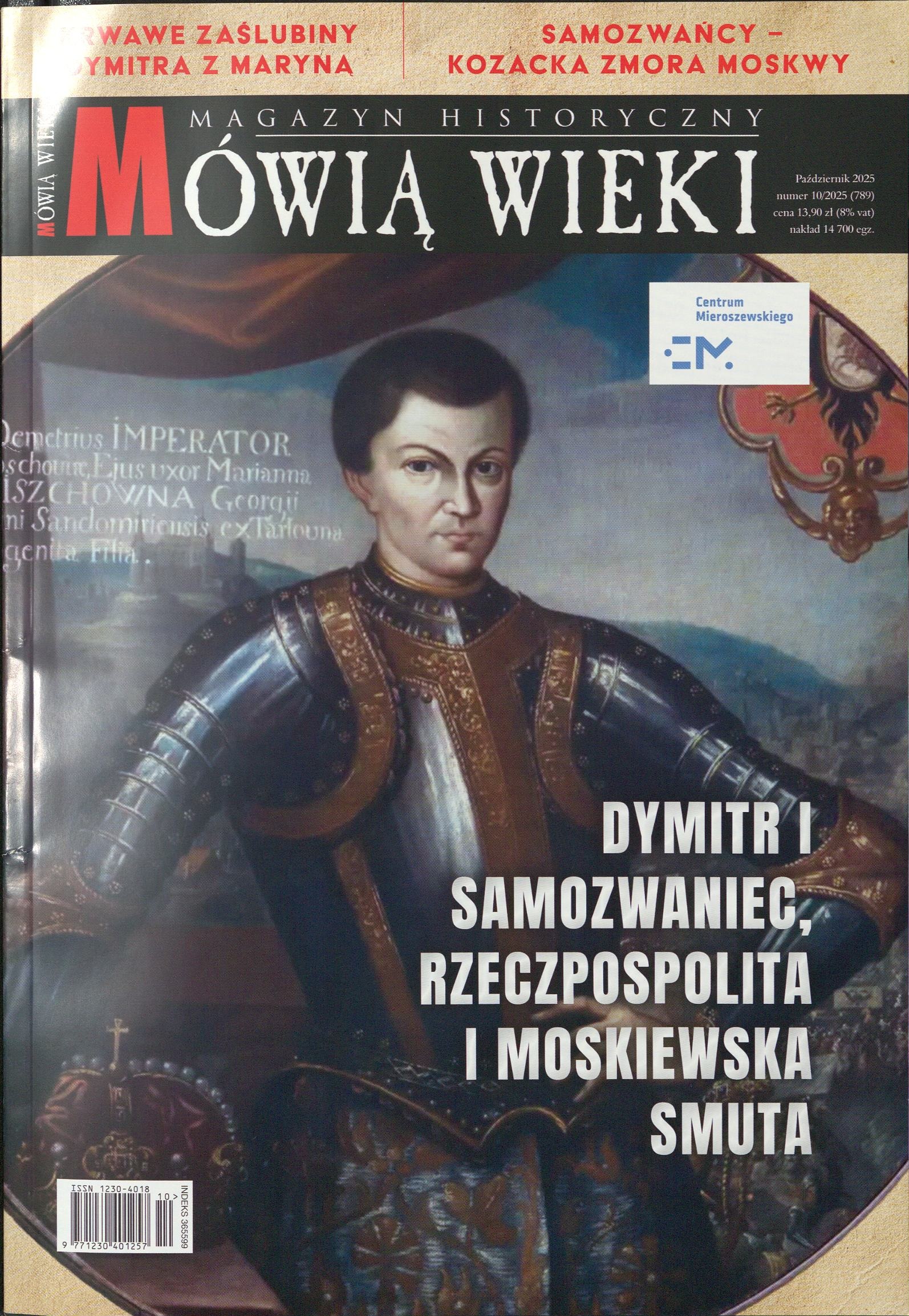 Okładka czasopisma Mówią Wieki, nr 10/2025