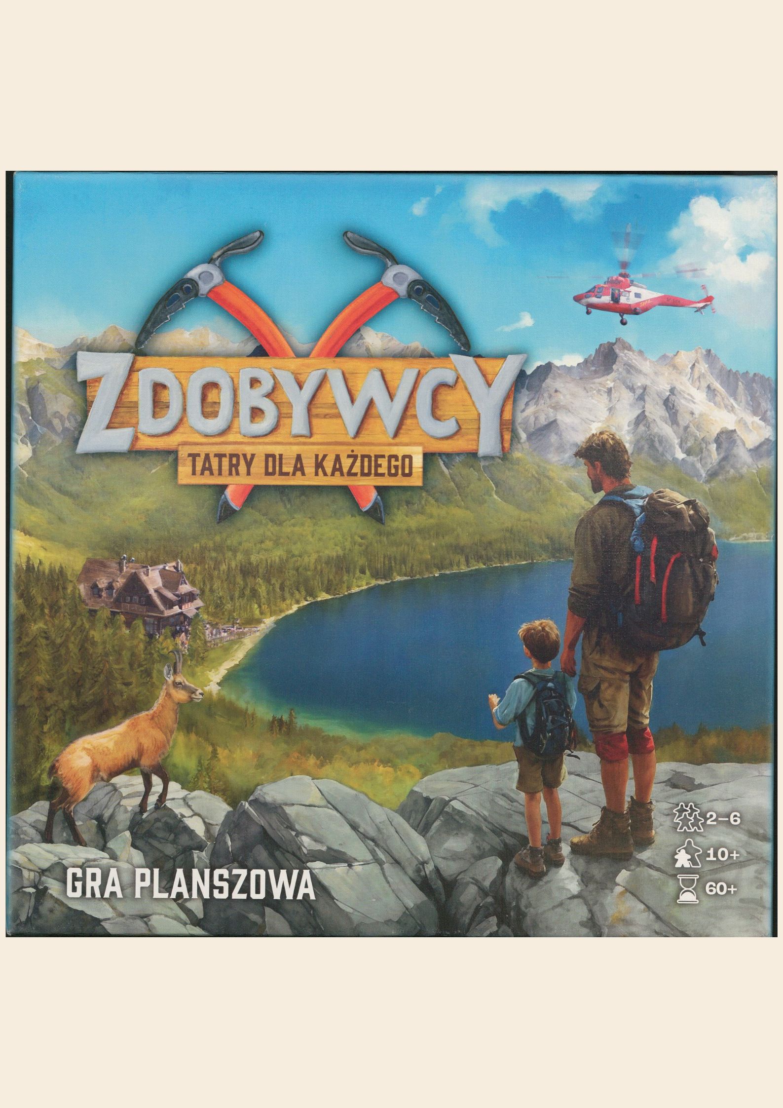 Okładka gry Zdobywcy. Tatry dla każdego