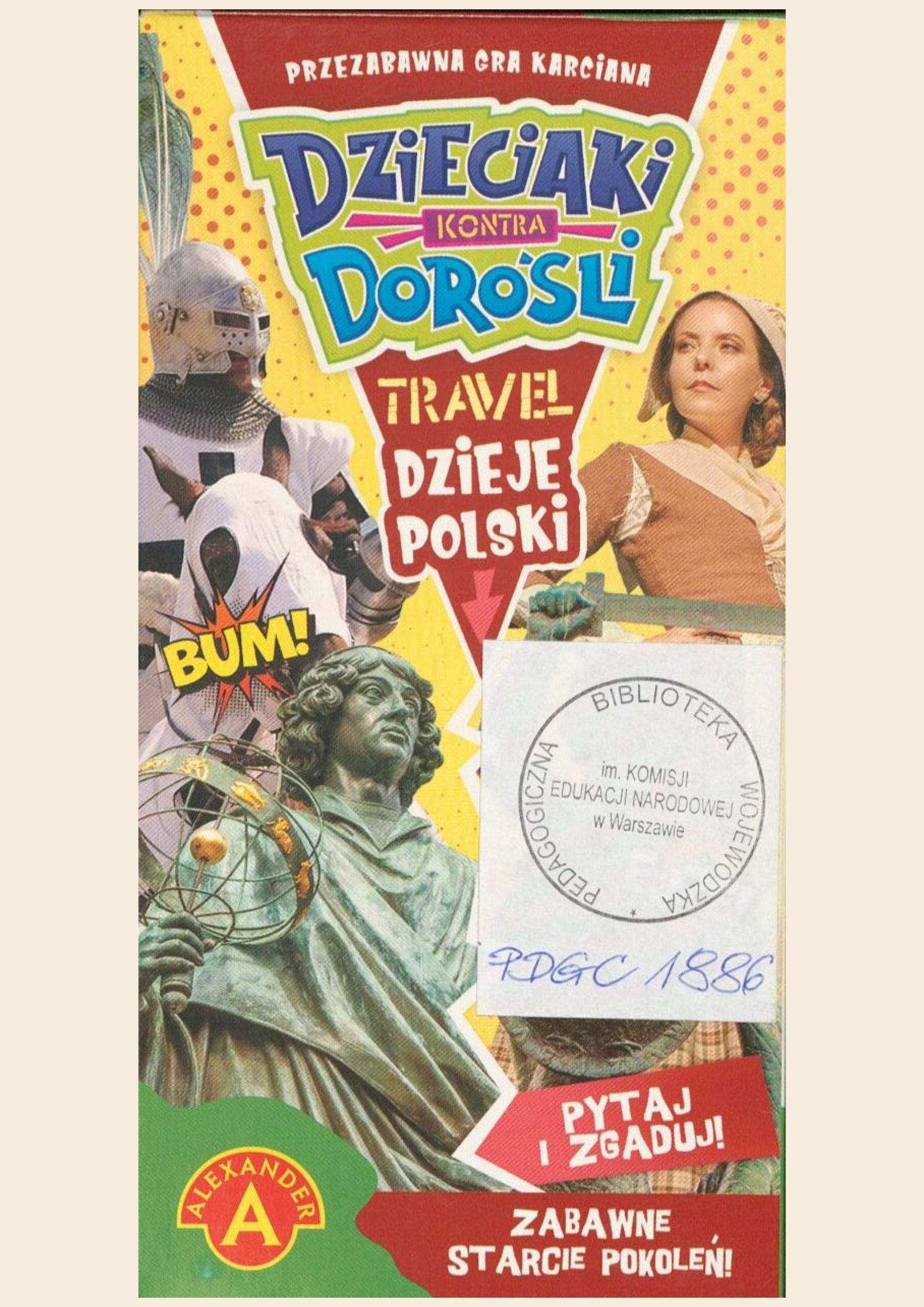 Okładka gry Dzieciaki kontra dorośli. Dzieje Polski