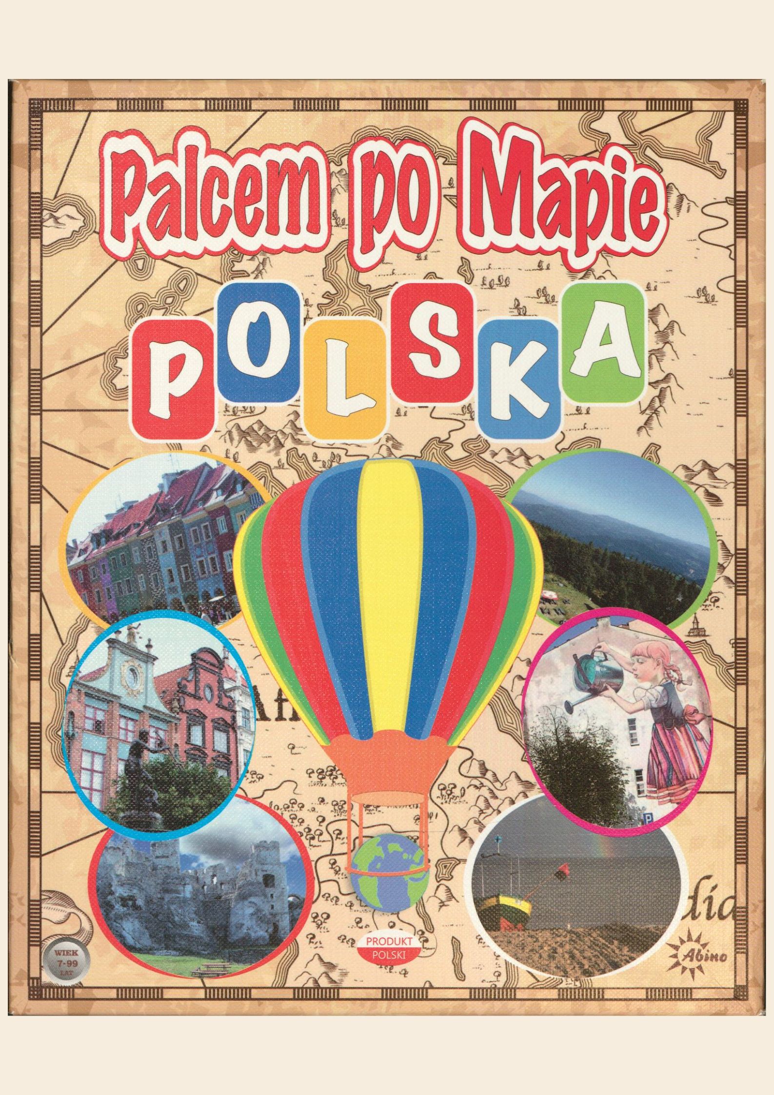 Okładka gry Palcem po mapie - Polska