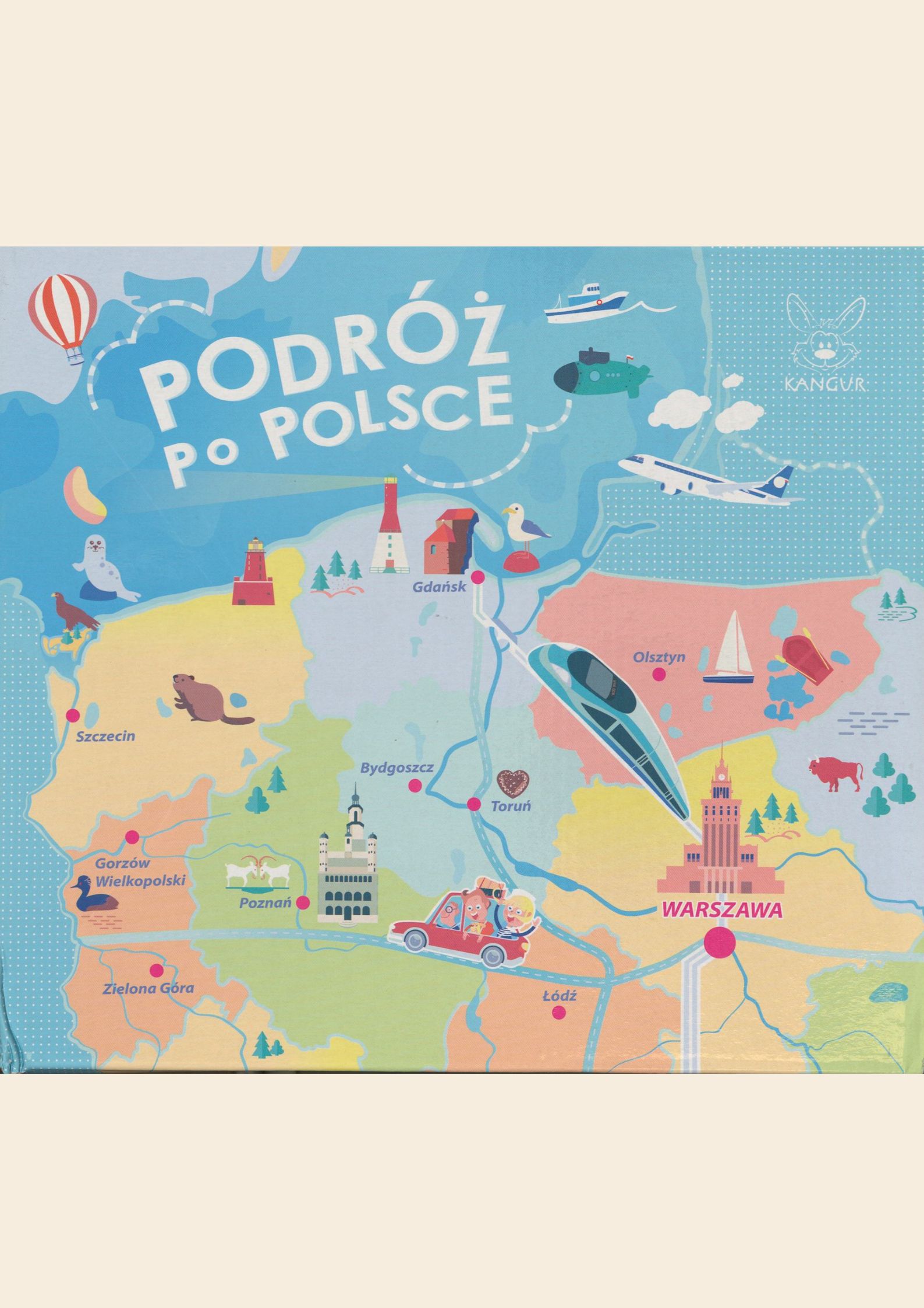 Okładka gry Podróż po Polsce