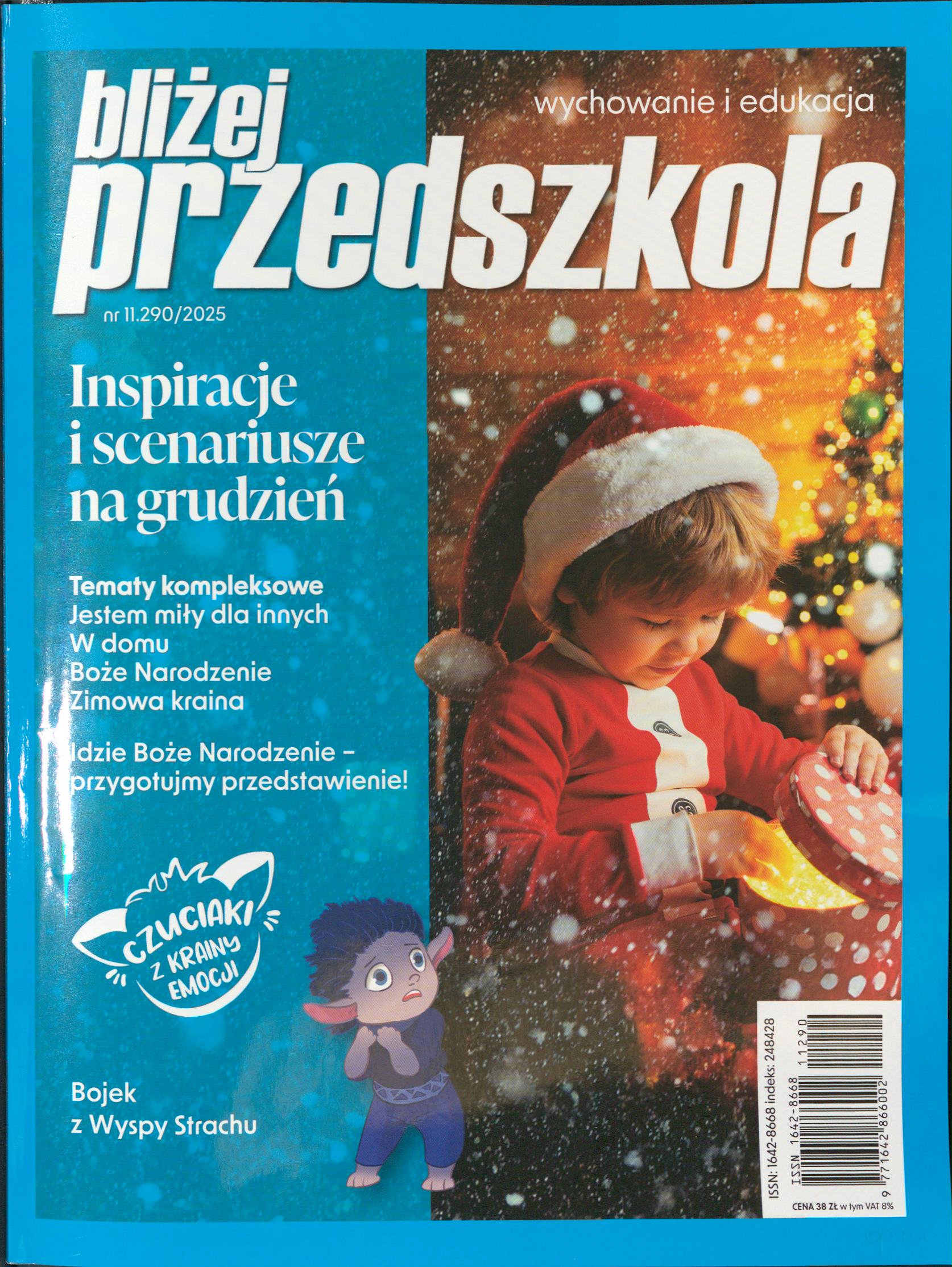 Okładka czasopisma Bliżej Przedszkola, nr grudzień 2025