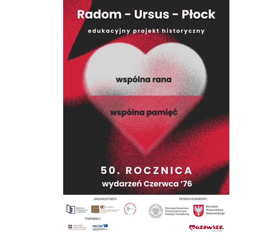 biało czerwone serce