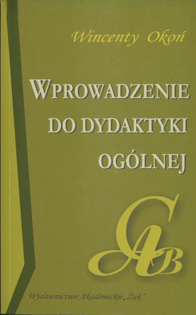 okładka książki Wprowadzenie do dydakatyki ogólnej