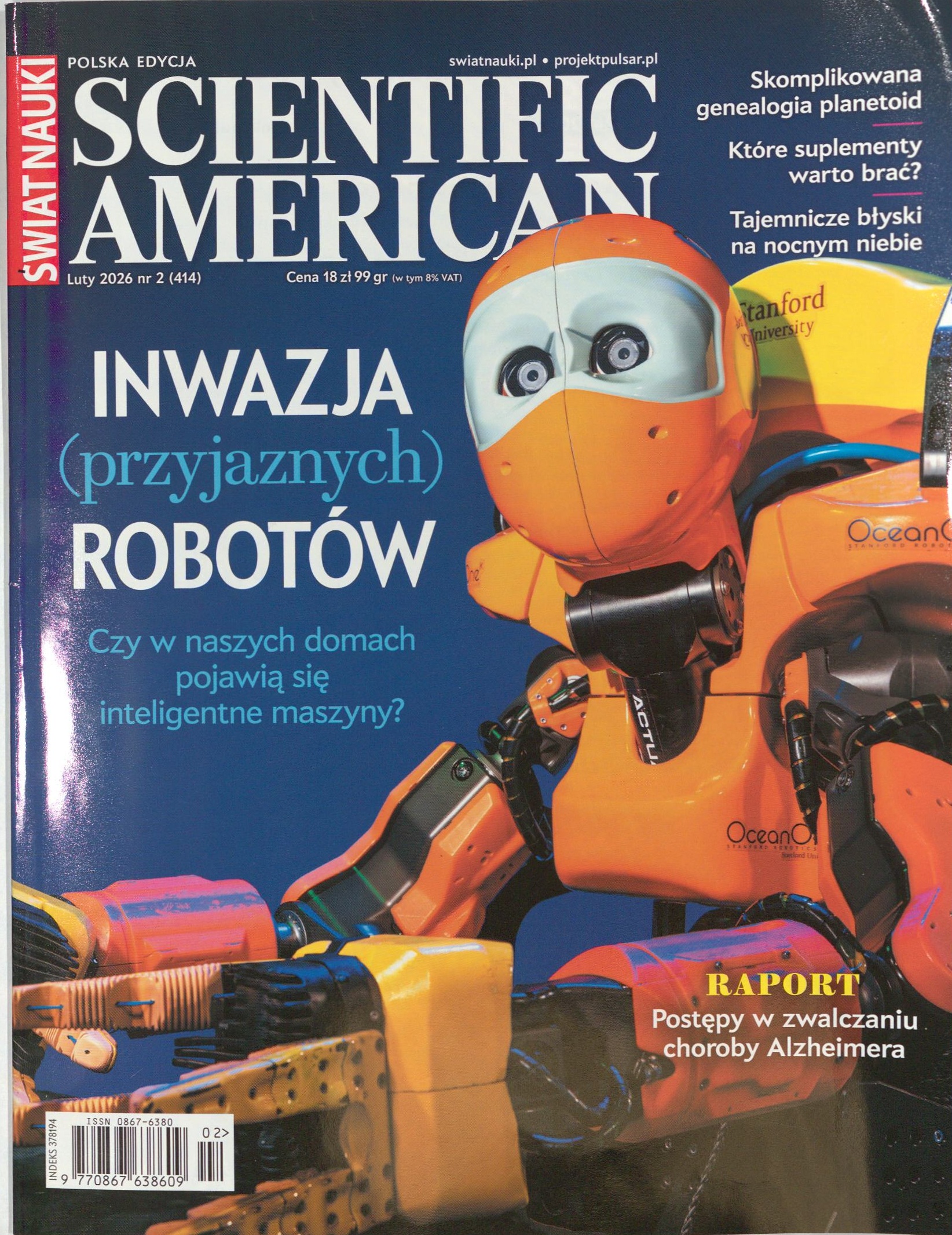 Okładka czasopisma Świat Nauki, nr 2/2026