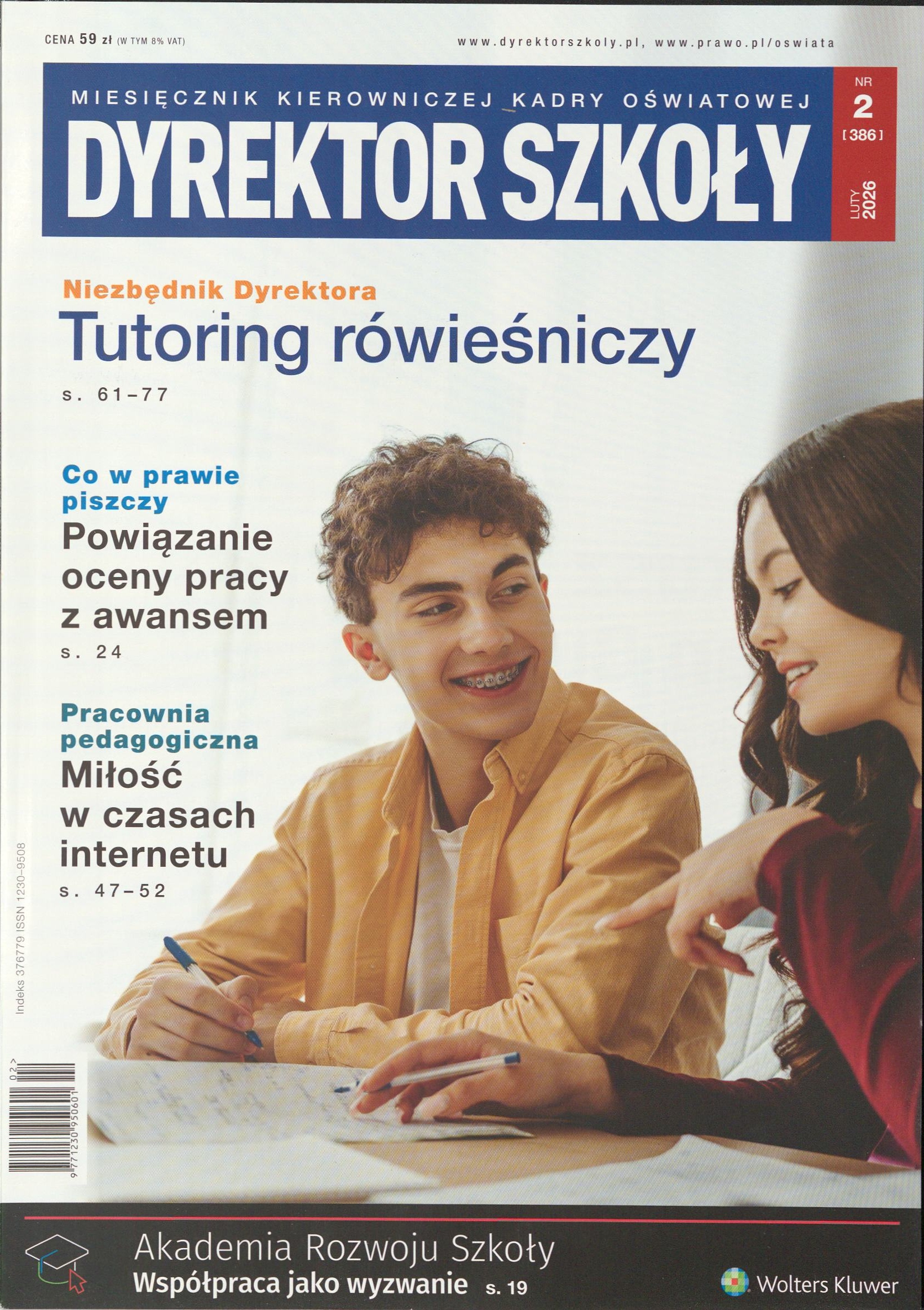 Okładka czasopisma Dyrektor Szkoły, nr 2/2026