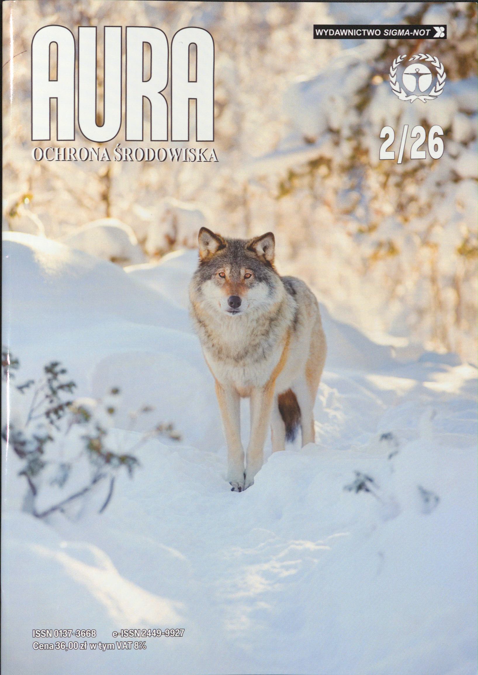 Okładka czasopisma Aura. Ochrona środowiska, nr 2/2026