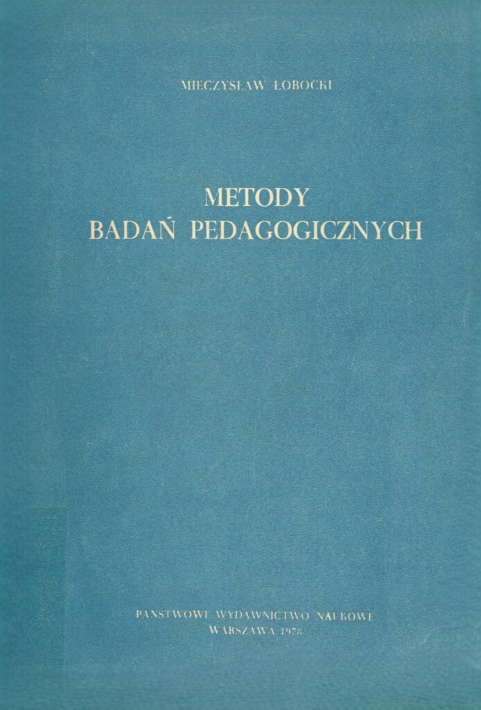 okładka książki Metody Badań Pedagogicznych