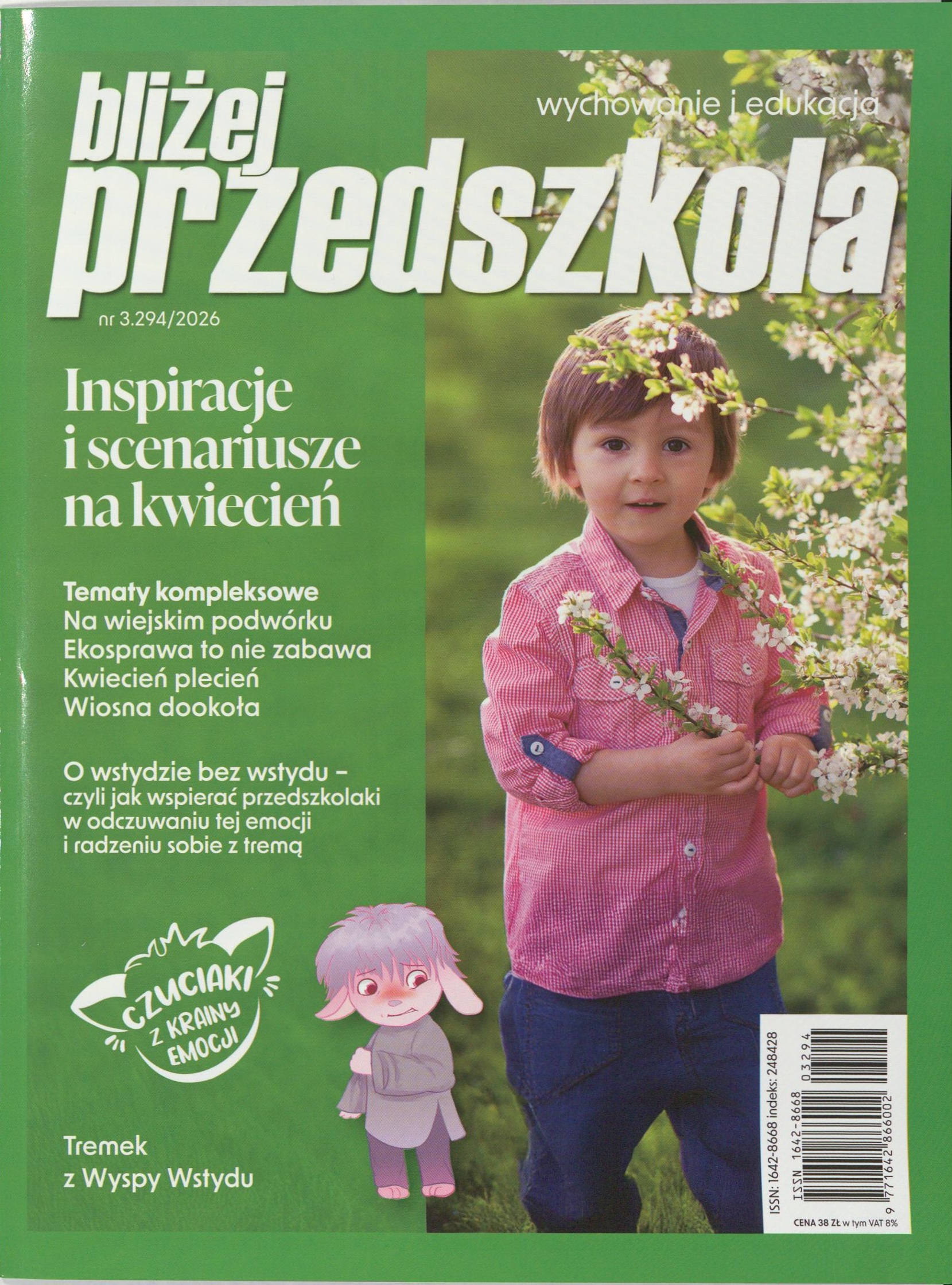 Okładka czasopisma Bliżej Przedszkola, nr 3/2026