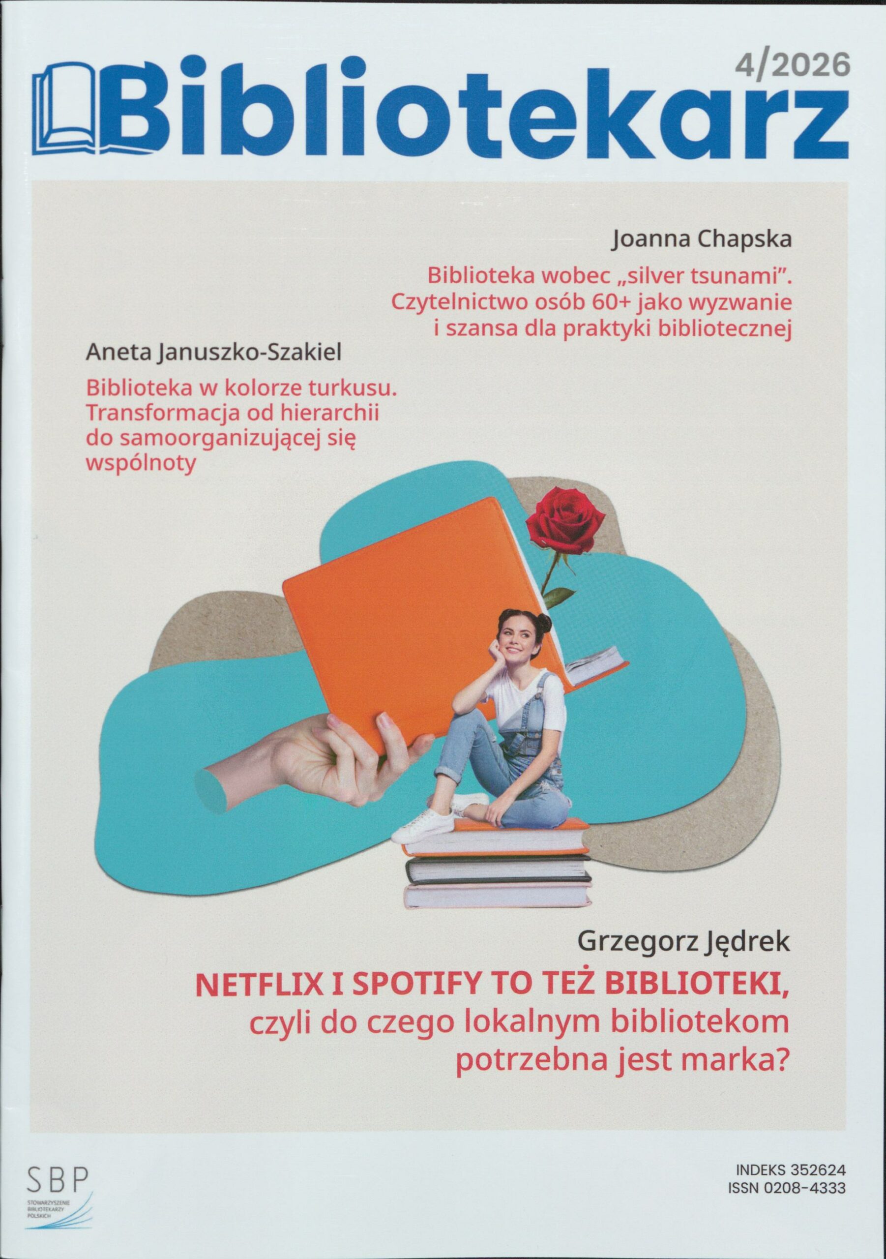 Okładka czasopisma Bibliotekarz, nr 4/2026