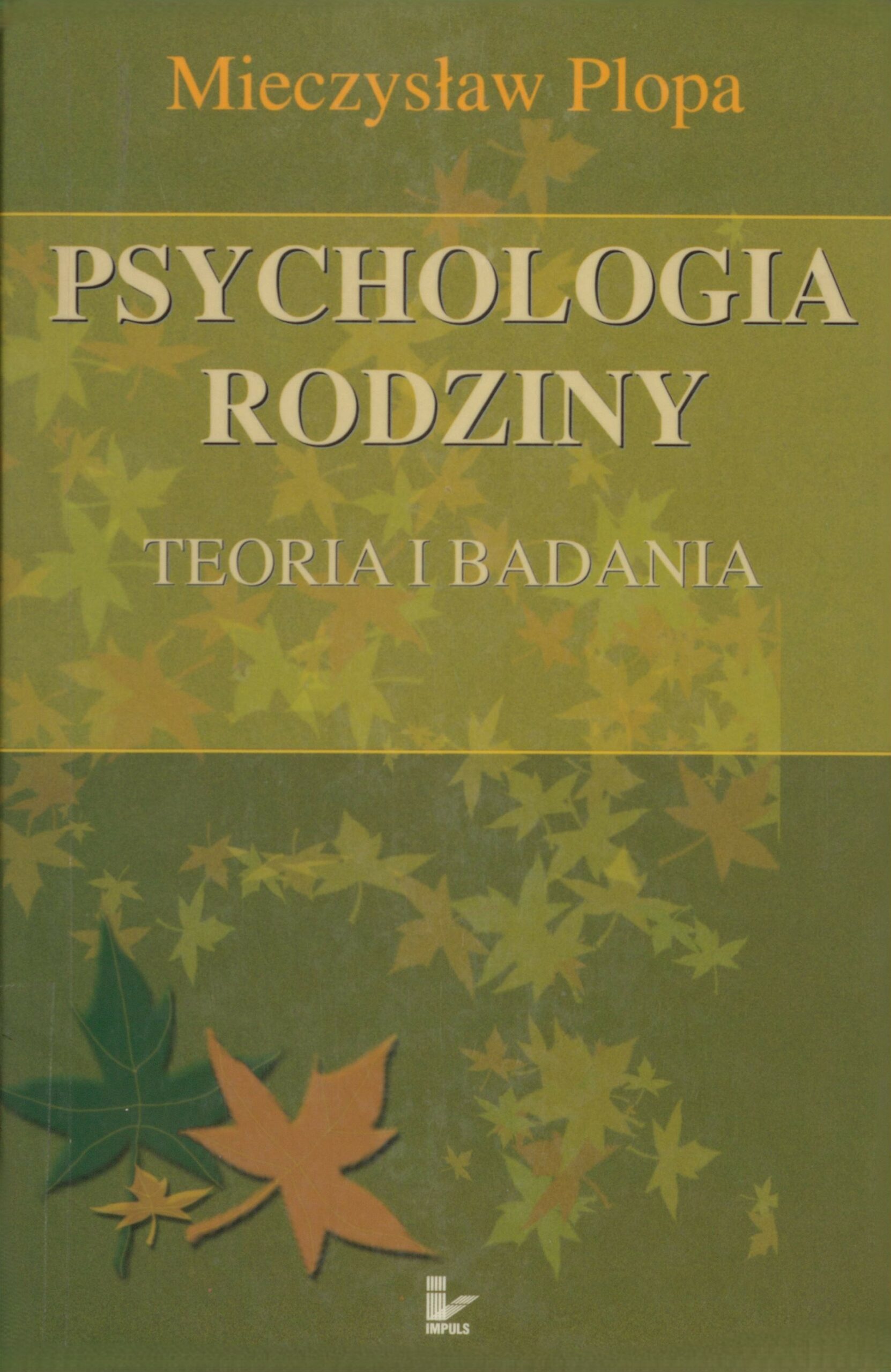 okładka książki Psychologia rodzinna