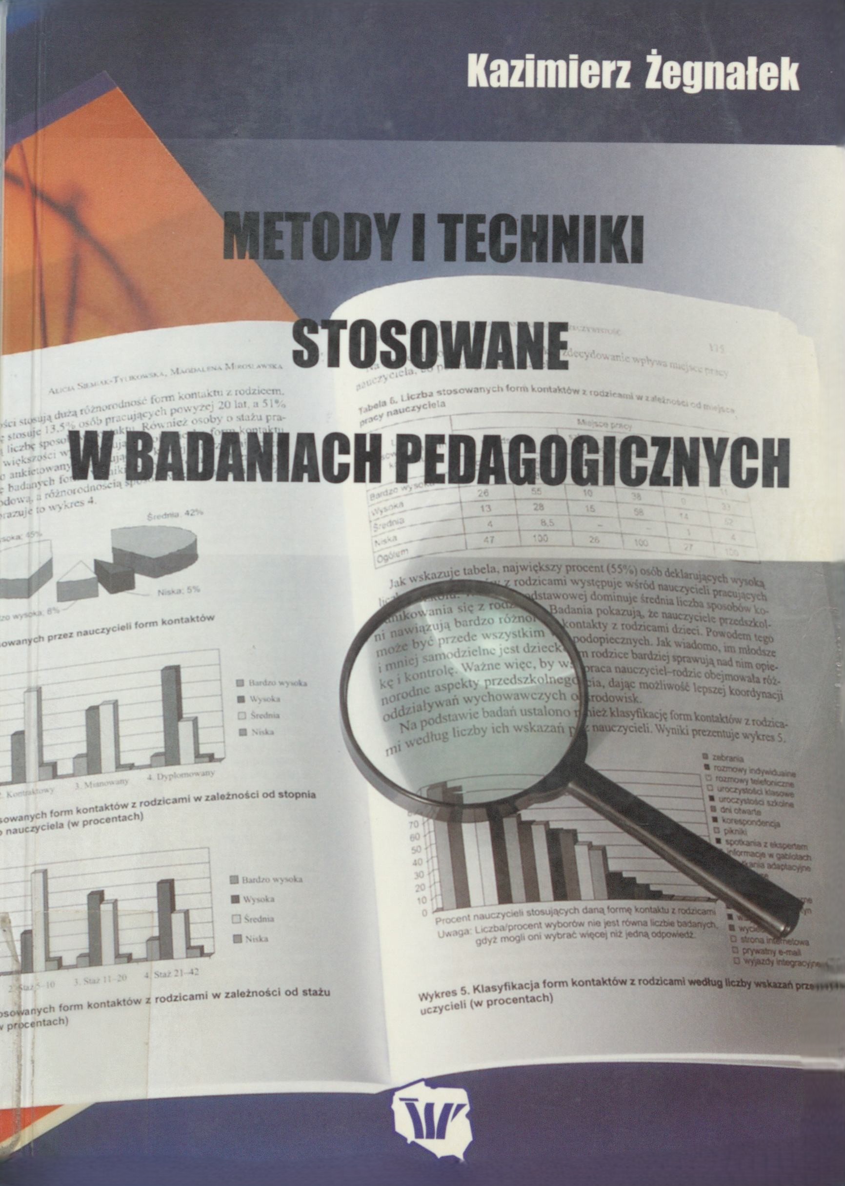 okładka książki Metody i techniki stosowane w badaniach pedagogicznych
