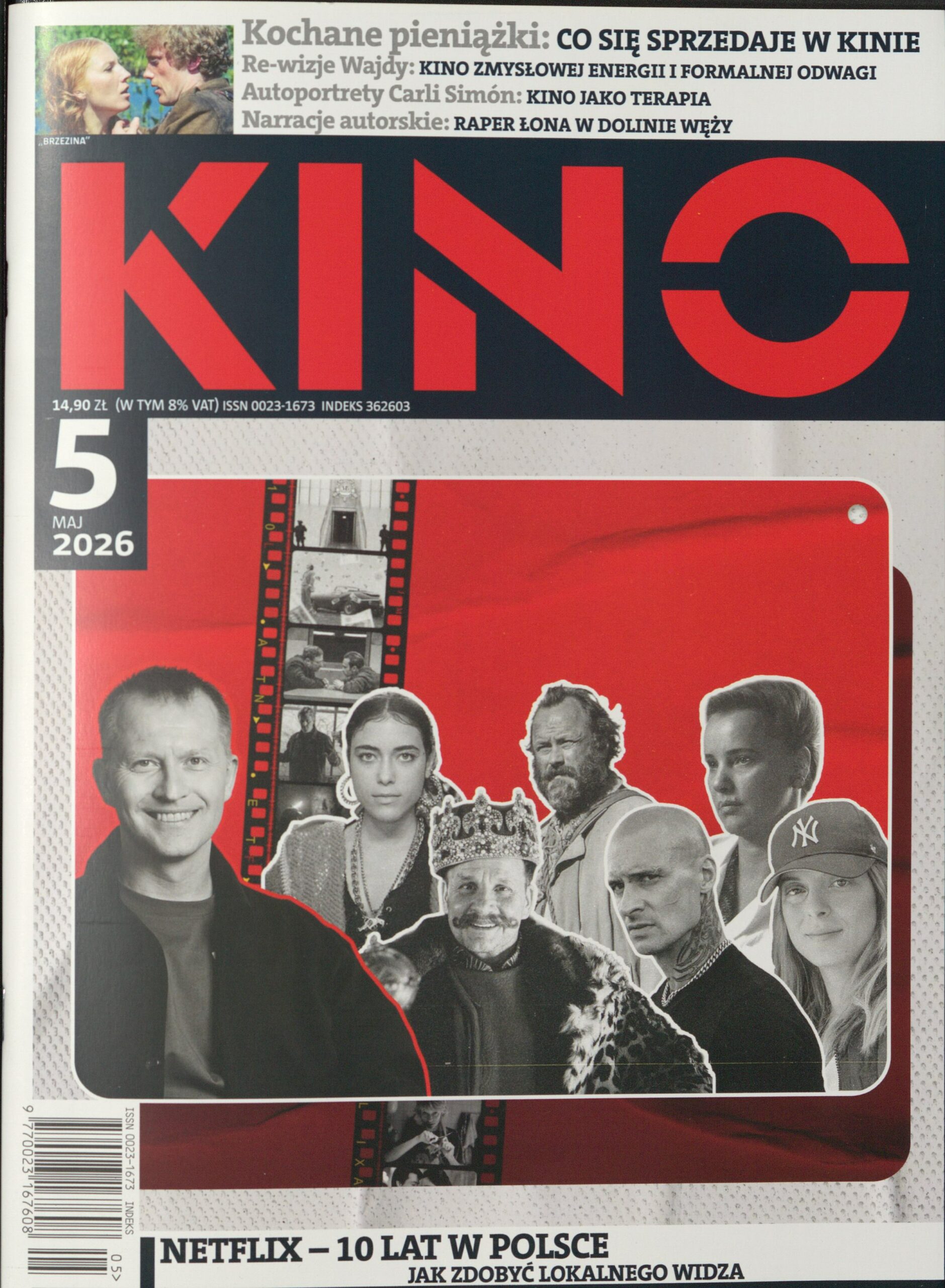Okładka czasopisma Kino, nr 5/2026