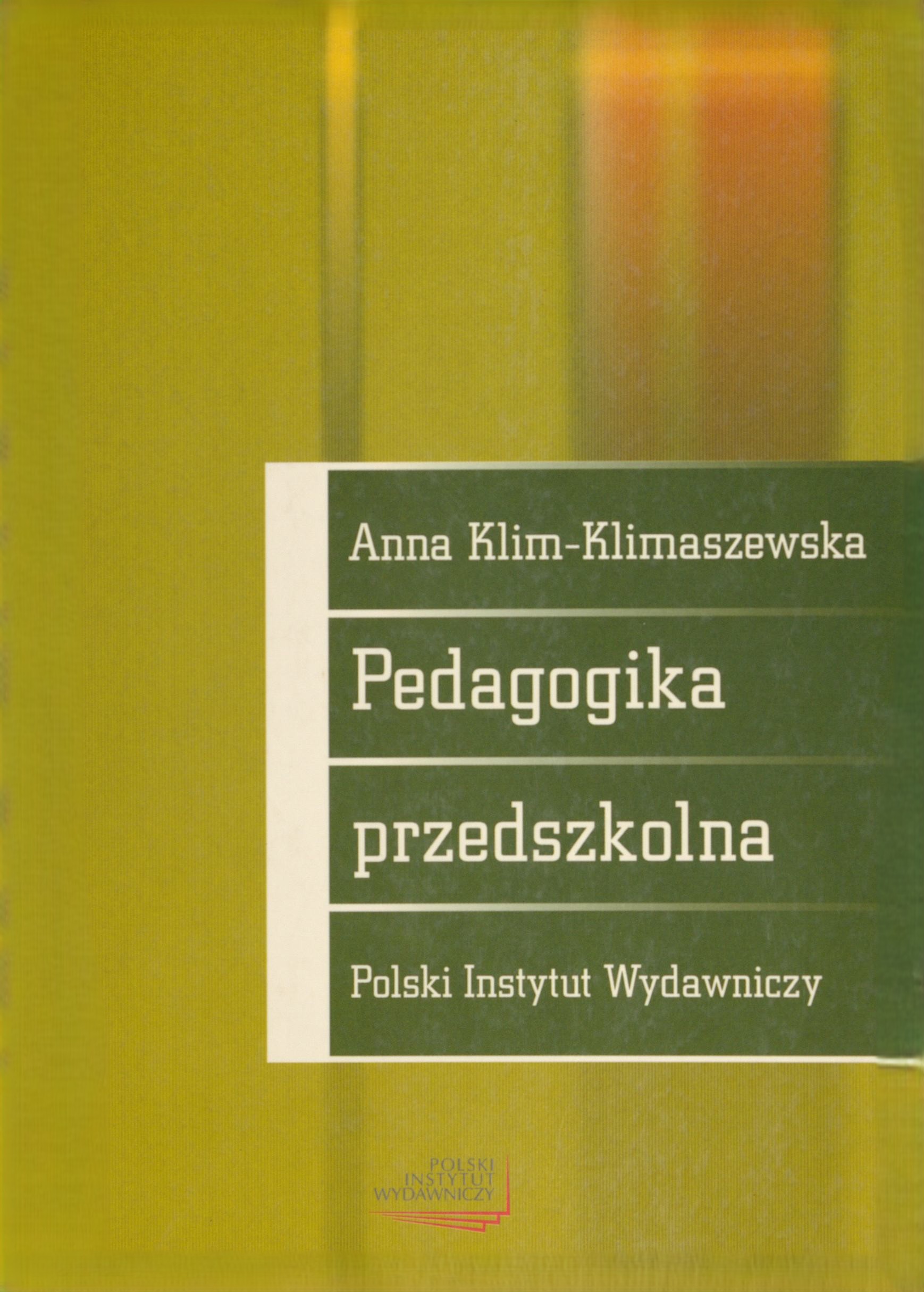 okładka książki Pedagogika przedszkolna