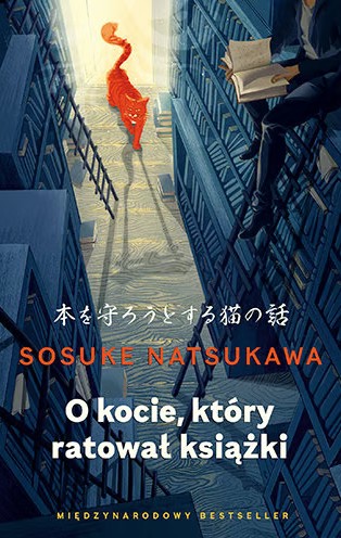 okładka książki o kocie, który ratował książki