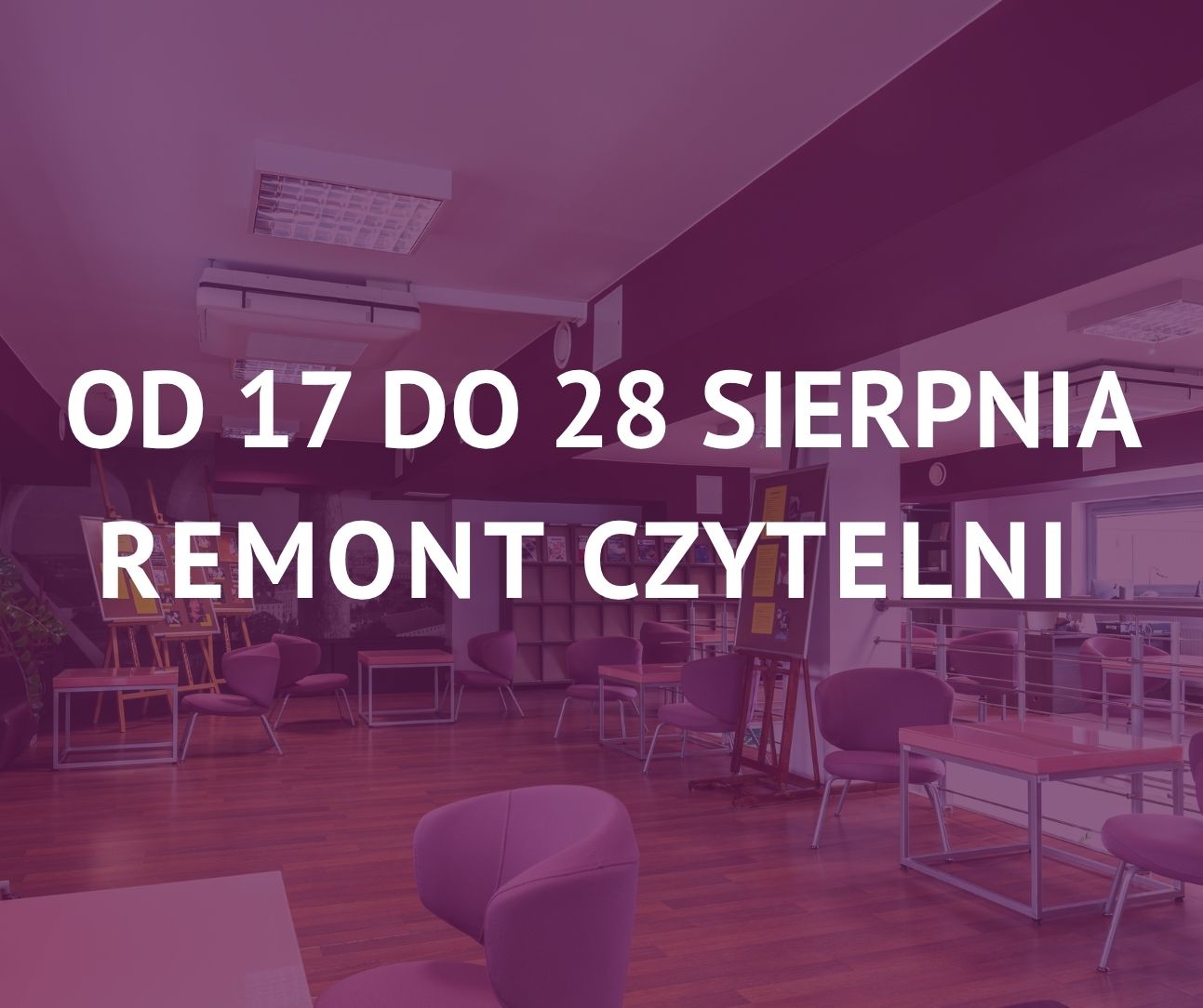 Prace remontowe w czytelni!