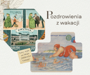 Grafika reklamująca Bibliotekę Vintage