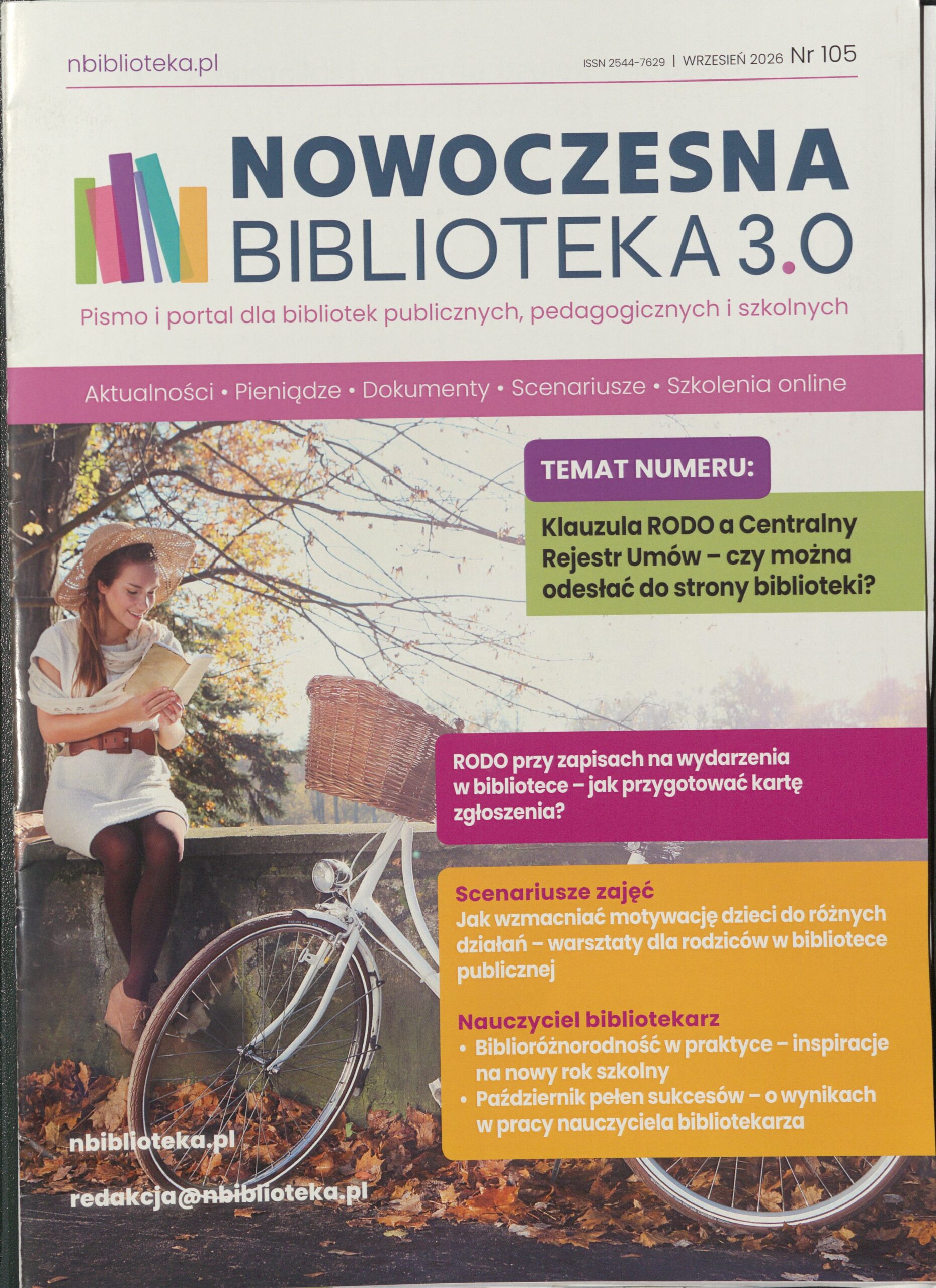 Okładka czasopisma Nowoczesna Biblioteka 3.0, nr 9/2026