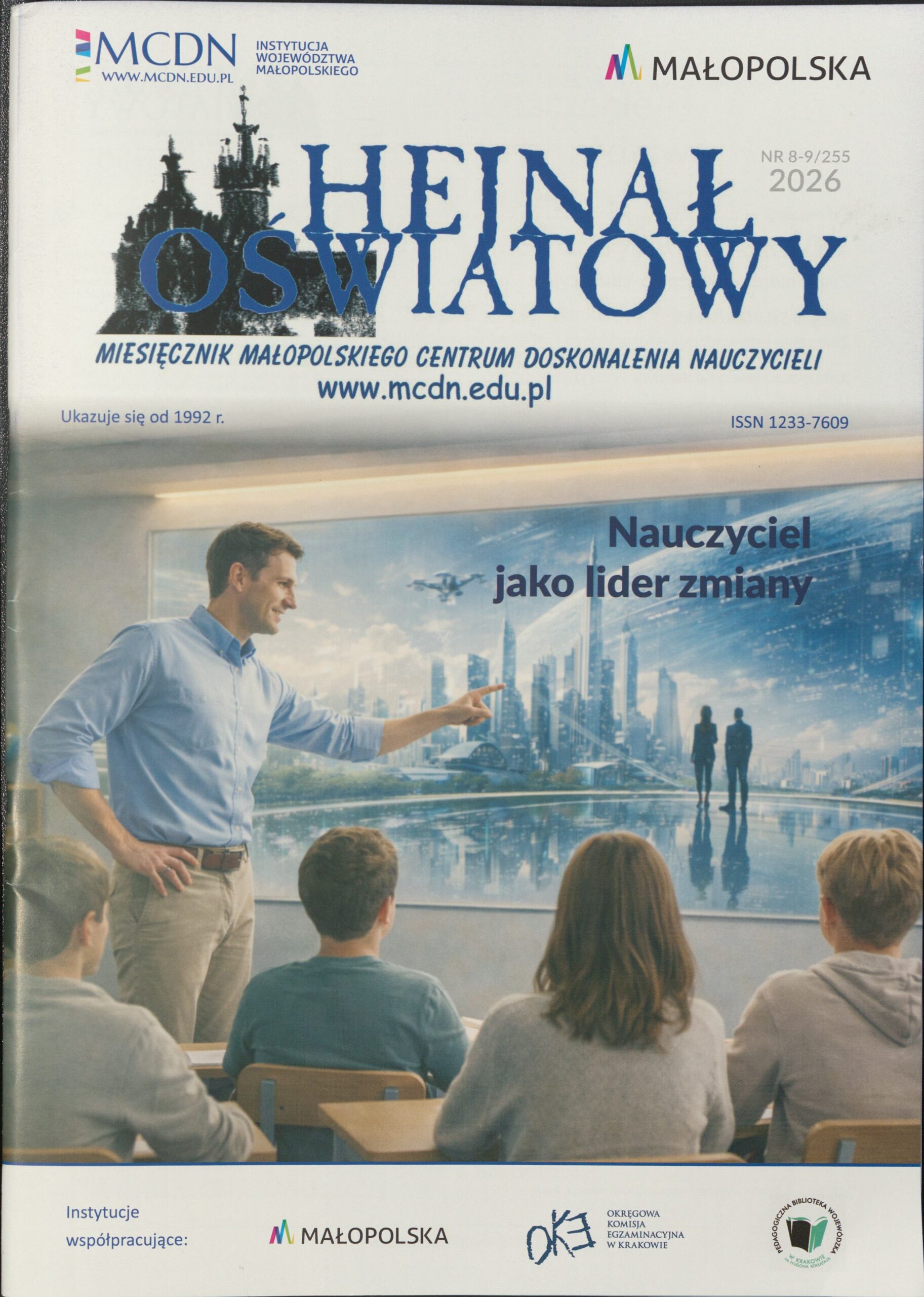 Okładka czasopisma Hejnał Oświatowy, nr 8-9/2026